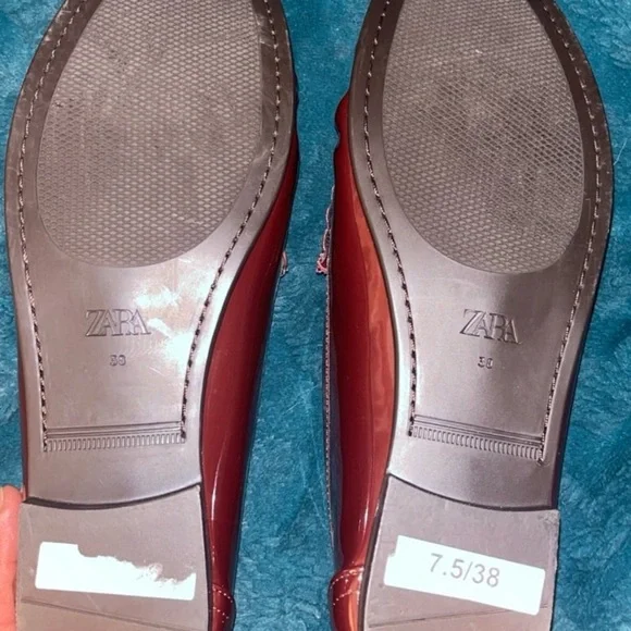Zara Red Shoes - Picture 1 of 5